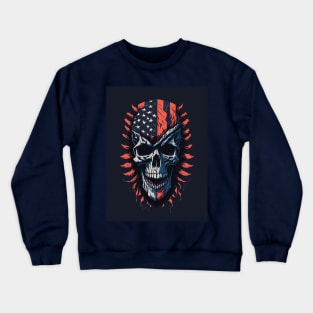 American Skull Crewneck Sweatshirt